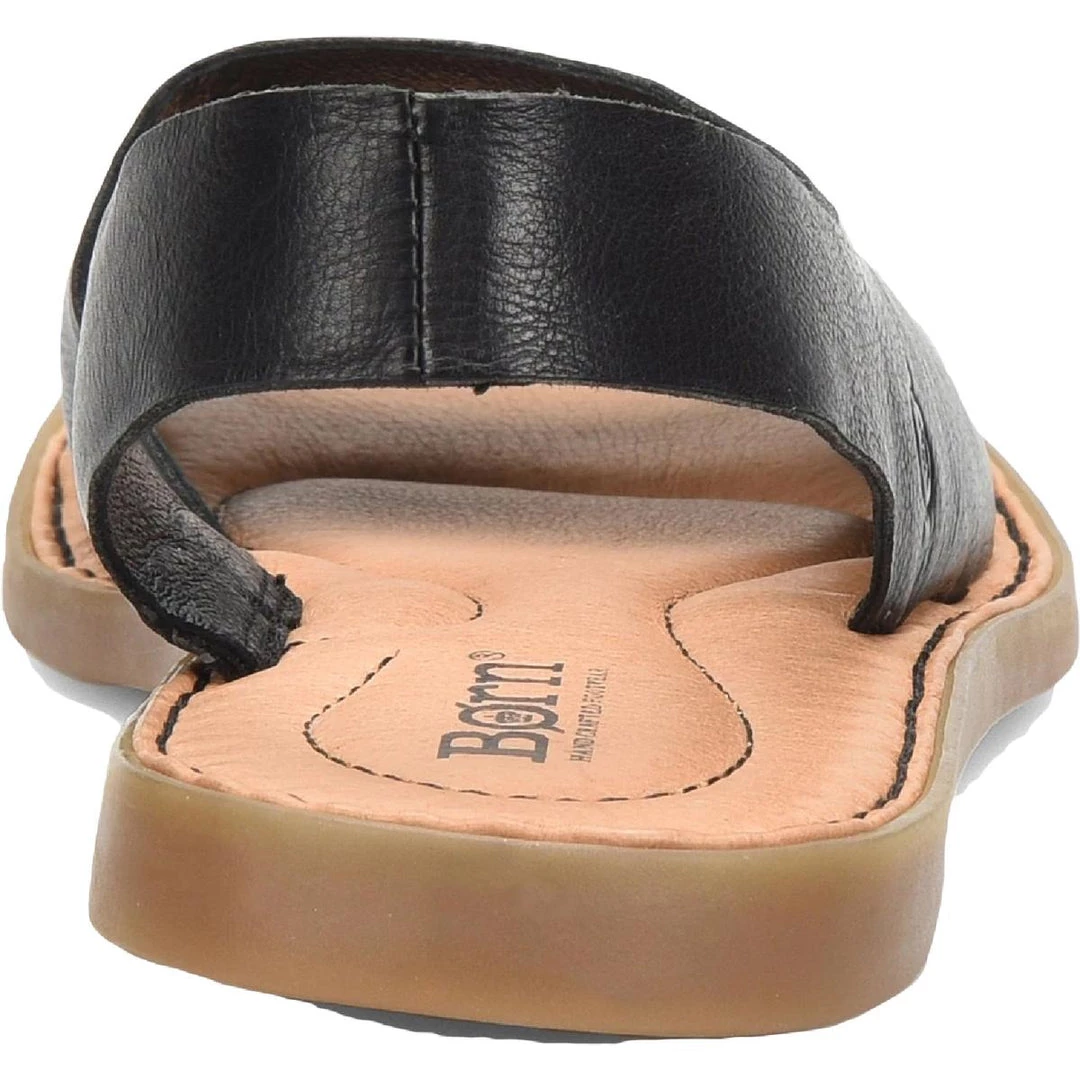 Born Inlet Womens Leather Slip On Flat Sandals 5 Born Inlet Womens Leather Slip On Flat Sandals - Image 3