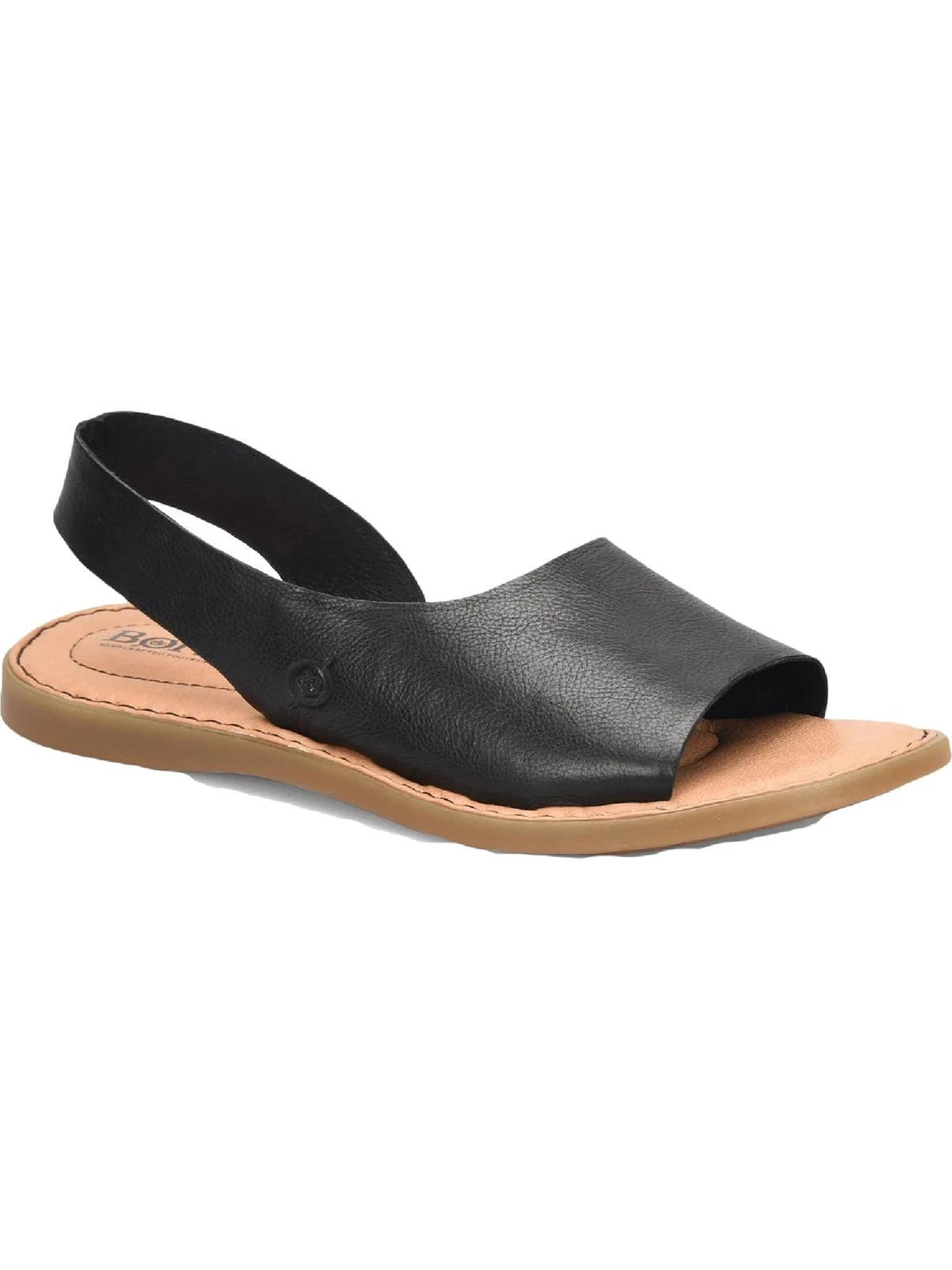 Born Inlet Womens Leather Slip On Flat Sandals 3 Born Inlet Womens Leather Slip On Flat Sandals
