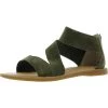 Born Irie Womens Suede Peep Toe Ankle Strap