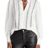 Cinq a Sept Dina Womens Silk Open slk Blouse