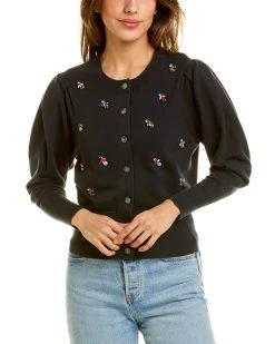 Cinq a Sept Cece Embellished Cardigan - women