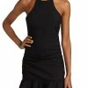 Cinq A Sept Willa Halter Cocktail Dress in Black - women