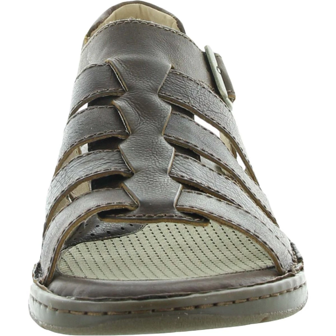 Born Wichita Mens Leather Open Toe Footbed Sandals 4 Born Wichita Mens Leather Open Toe Footbed Sandals - Image 2