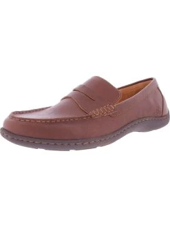 Born Simon III Mens Leather Slip-On Loafers