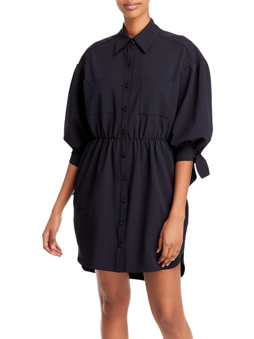 Cinq a Sept Stacey Womens Collared Midi Shirtdress 3 Cinq a Sept Stacey Womens Collared Midi Shirtdress