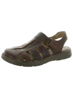 Born Whigham Mens Leather Caged Fisherman Sandals