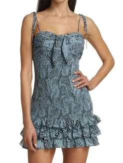 Cinq A Sept Edna Dress in Rain Cloud - women