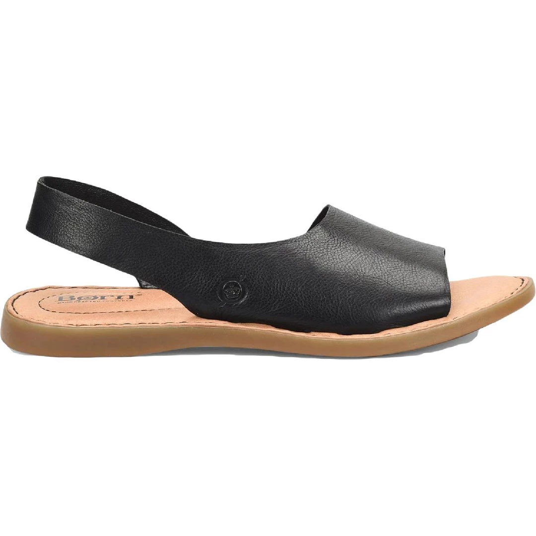 Born Inlet Womens Leather Slip On Flat Sandals 4 Born Inlet Womens Leather Slip On Flat Sandals - Image 2