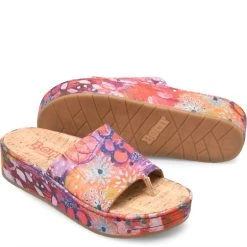 Born Sharr Flatform in Purple Multi - women