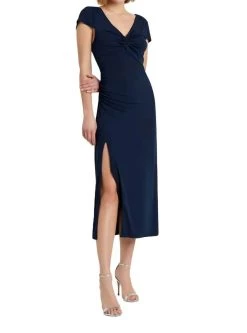 Cinq A Sept Lucca Dress in Peacock Blue - women