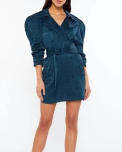 Cinq A Sept Pacey Dress in Peacock Blue - women