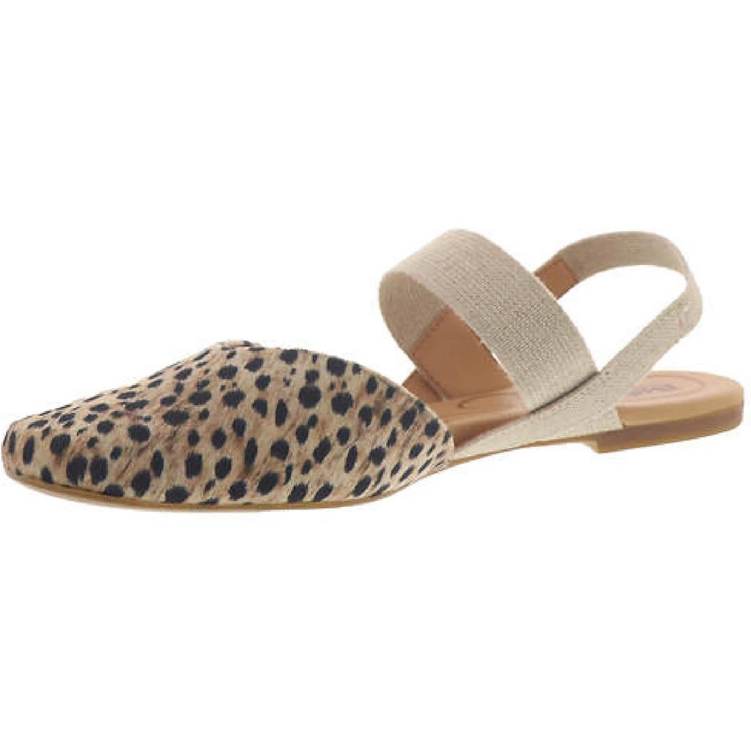 Born Coco Womens Animal Print Flat Ankle Strap 4 Born Coco Womens Animal Print Flat Ankle Strap - Image 2
