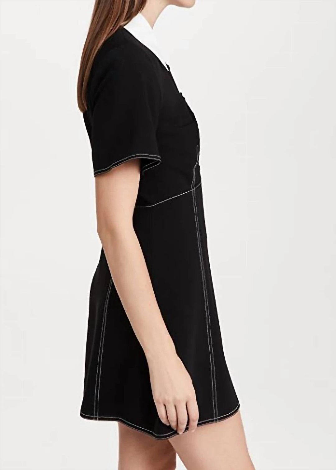 Cinq A Sept Aileen Dress in Black/Ivory - women 4 Cinq A Sept Aileen Dress in Black/Ivory - women - Image 2