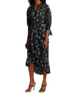 Cinq A Sept Halette Dress in Charcoal - women