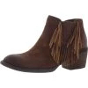 Born Danni Womens Suede Fringe Ankle Boots