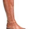 Born Saddler Womens Leather Tall Knee-High Boots