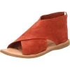 Born Iwa Womens Suede Open Toe Flats