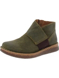Born Tora Womens Suede Round Toe Ankle Boots