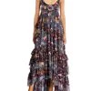 Cinq a Sept Alanis Womens Silk Long Maxi Dress