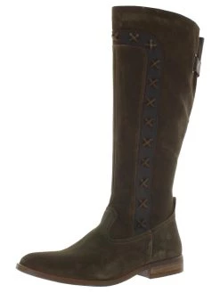 Born Albi Womens Leather Tall Knee-High Boots
