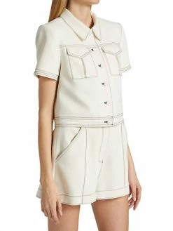 Cinq A Sept Coco Jacket in Alabaster Black - women -Paolita store ff77636ed22a413cb94894f5c0bd5383 a00dad5d 7500 448c 9318 99b81e8d1eb8 1080x